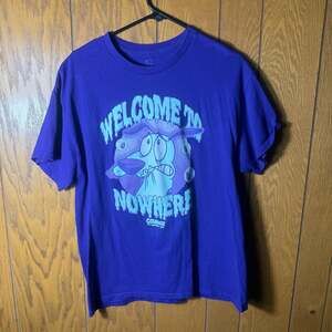 Cartoon Network Courage the Cowardly Dog Welcome to Nowhere Graphic T-Shirt